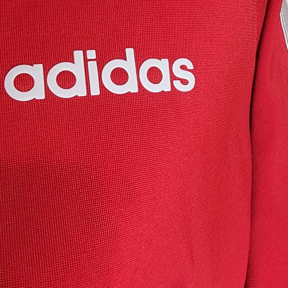 Adidas Red/white Track Jacket - Picture 7 of 10